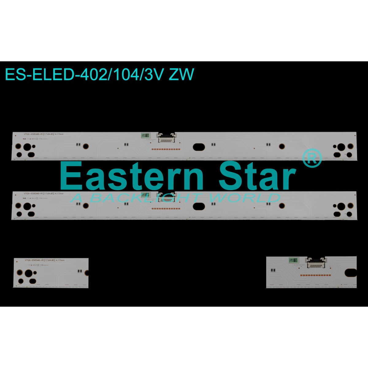 ES-ELED-402, SAMSUNG, BN96-42583A, V7Q9-650SM0-R1, S_Q9_65_NBM_104_REV1.1_170126_0.6_4.17_LM41-00393A, TV LED BAR