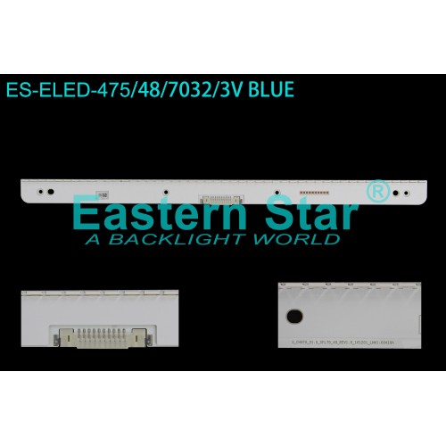 ES-ELED-475, SAMSUNG, C32HG70QQM, S_CHG70_31.5_SFL70_48_REV1.0_161201_LM41-00418A  BN96-43641A, TV LED BAR