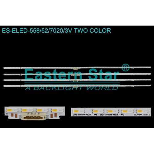 ES-ELED-558, SAMSUNG, QE85LS03BAU QE85LS03BGU QE85Q60AAU QE85Q60BAU QE85Q60CAU QE85Q70AAT QE85Q70BAT QE85Q70CAT, TV LED BAR