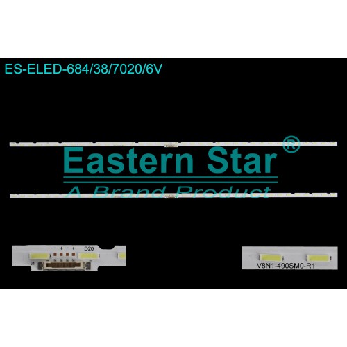 ES-ELED-684, QM49R , UE49NU7500U, V8N1-490SM0-R1, BN96-46045A, TV LED BAR
