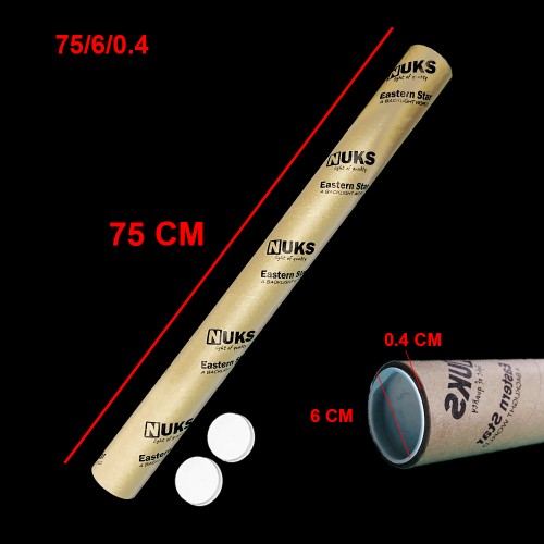 75 CM, 0.4 CM Kalınlık, 6 CM Çapında Silindir TV Led Bar Kargo ve Saklama Borusu, Karton Masura Boru