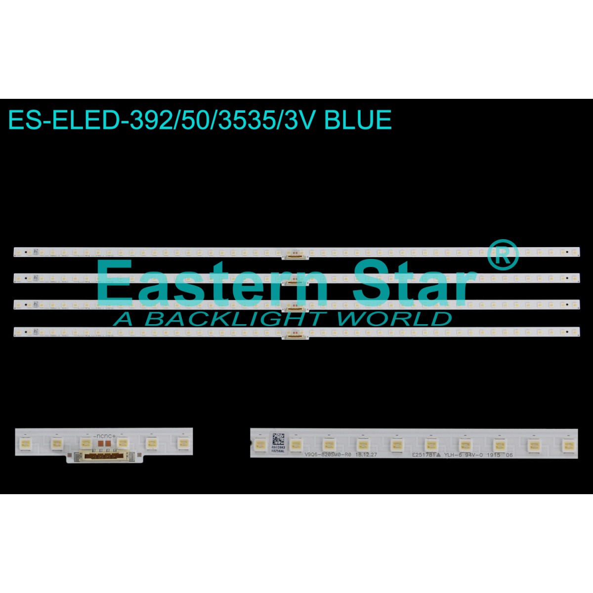 ES-ELED-392, SAMSUNG, QE82Q60RAT, BN96-48256A V9Q6-820SM0-R0, TV LED BAR