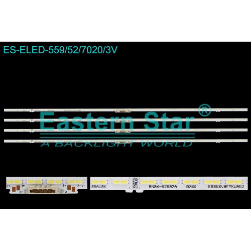ES-ELED-559, SAMSUNG, QM85C UE85AU8000U UE85BU8000U UE85CU8000U, 85AU8K, BN96-52592A REV00, ES85SV8FPKWA52, TV LED BAR