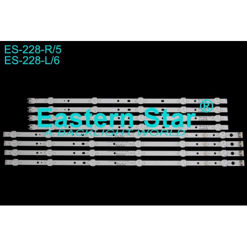 ES-228, SAMSUNG, BN96-32769A, BN96-32770A, BN96-34212A, BN96-34213A, UE48H4200, UE48H5003, UE48H5203, SAMSUNG_2014SVS, DMGE-480SMB-R6 DMGE-480SMA-R6 , LM41-00090Z, LM41-00091E, TV LED BAR