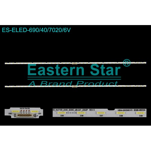 ES-ELED-690, BN96-46033A, L1_NU7.4/7.5_E5_CEM_S40(1)_ R1.2_S1C_100_LM41-00609A, QM55B, QM55R-A, QM55B-T, QM55R-A, QM55R-B, QM55R, QM55R-T, UE55NU7400U, UE55NU7500U, UE55RU7400U, UE55RU7440U, TV LED BAR