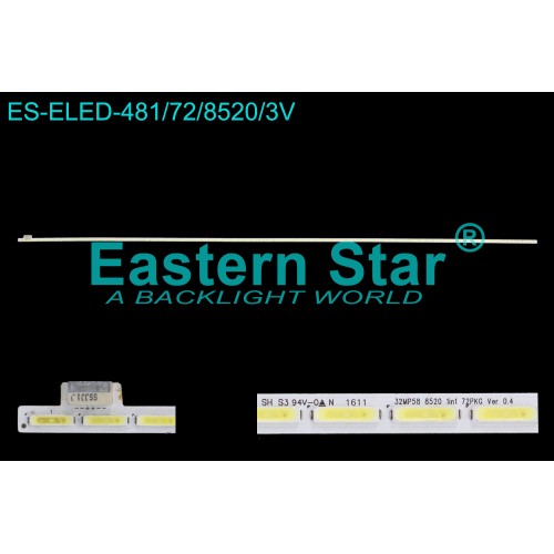 ES-ELED-481, LG 32MP58HQ, LG32MN58HM-P LED BAR , 32MP58 8520 TIN1 72PKG VER 0.4, TV LED BAR