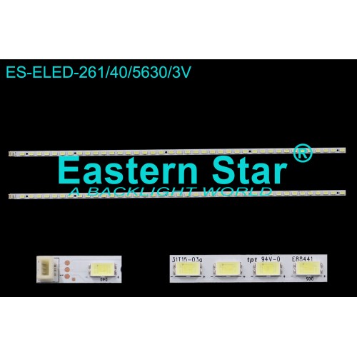 ES-ELED-261, LG 32LV3550 TV LED BAR , LG 32LV4500 TV LED BAR , LG 32LW5500 TV LED BAR , 73.31T14.004-6-SK1 , T315XW06 V3 , T315HW07 V8 , 31T15-03A , PHILIPS 32PFL5206H/12 TV LED BAR , VESTEL 32PF5045 TV LED BAR