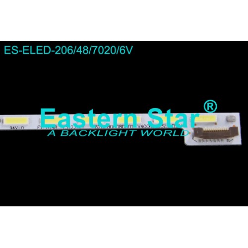 ES-ELED-206, E117098 13122801 6202B0008D001 V400D1-RS1-TLEM1, TV LED BAR
