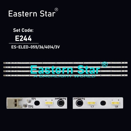 ES-ELED-055, Sharp, LC-40LE830E, LC-40LE730E, LC-40LE730EVNET, LC-40LE732E, LC-40LE540E, LC-40LE542E, LC-40LX630E, Philips, 40PFL5606H/12, 40PFL5806K/02, 40PFL6626H/12, 40PFL6606H/12, LK400D3LB43, TV LED BAR