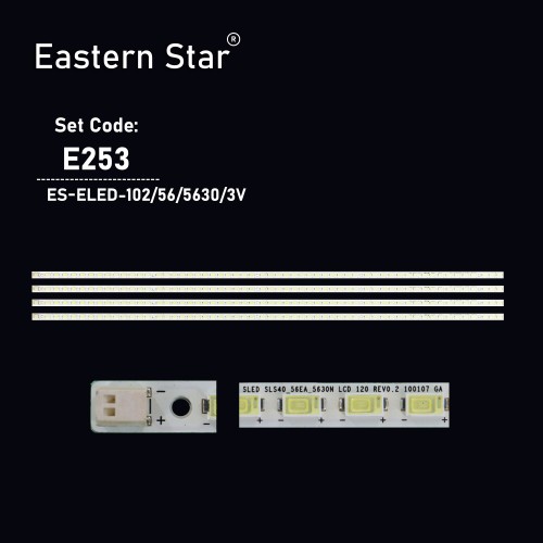 ES-ELED-102, SLED SLS40_56EA_5630N LCD 120 REV0.2 100107 GA, LTA400HF16, LTA400HF12, Toshiba 40SL733, Hisense LTDN40T28GUK, Arçelik 102-208 FHD, Beko F 102-208 FHD, Grundig GR 40-130 FHD, Vestel  40PF8230, 40PF8915, TV LED BAR