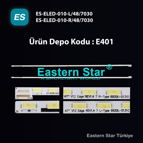 ES-ELED-010, 47'' V12 Edge, 47LS5600, 47LM615S, 47LM620S, 47PFL4307, B47-LEP-6WV, A47-LEP-6WV, TV LED BAR