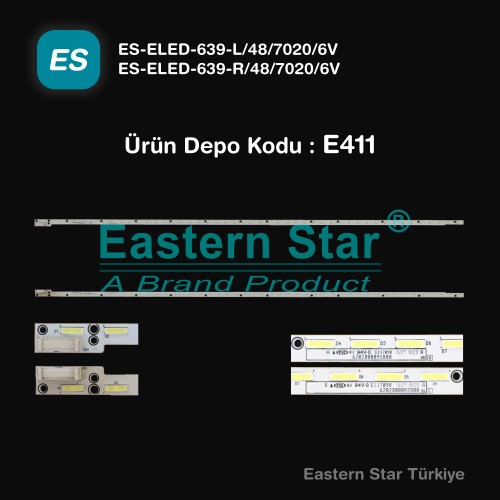 ES-ELED-639, LG, 50UH635V, V500DJ2-KS5A, 6202B000A1800, 6202B000A2800, TV LED BAR