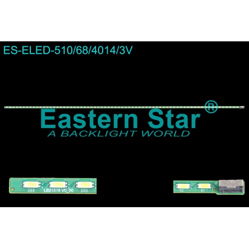 ES-ELED-510, LB21518 V0_00, A22-LB-X329, A22 LB M320, B22-LB-X320, 22VT5012, 22FA5100P, 22PF5021B, TV LED BAR