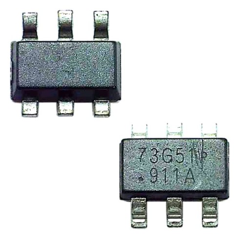 AY072P-4HF01, 73G51, 73G52, 73G53, 73G54, 73G55, IC ENTEGRE, SMD 6-pin power IC