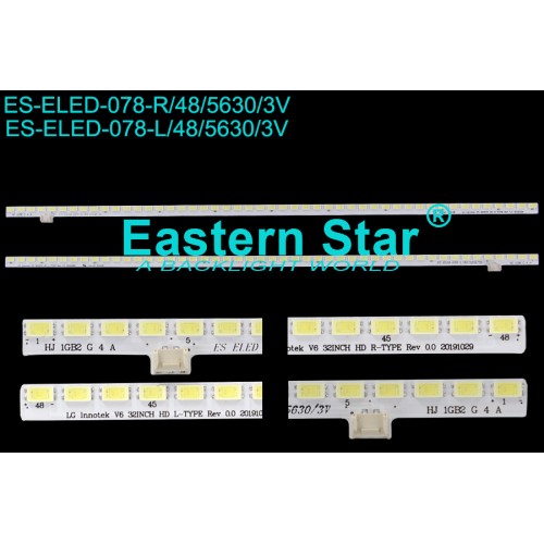 ES-ELED-078, LG INNOTEK V6 32INCH HD , L-TYPE , R-TYPE , 3660L-0386A TV LED BAR , LC320EXN, LC320EXE-SDA1, LC320EXN-SDA2, LC320EXN-SDA3, PHILIPS 32PFL3606 32PFL5406 32PFL5404 32PFL3404 TV LED BAR