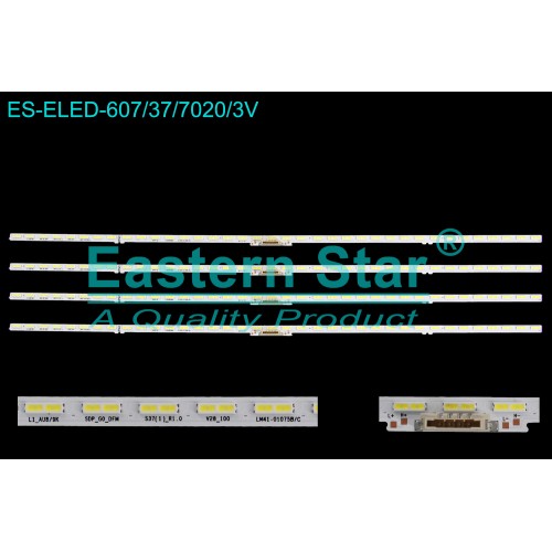 ES-ELED-607, SAMSUNG, UE70BU8000, BN96-53716A , L1_AU8/9K SDP_G0_DFM S37(1)_R1.0 V28_100 LM41-10705B/C, TV LED BAR