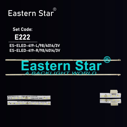 ES-ELED-419, 17ELB49ALR3 4014PKG 98EA L-Type Rev0.3 160512, 17ELB49ALR3 4014PKG 98EA R-Type Rev0.3 160512, 35036244, 23369772, 23638755, 23598554, TV LED BAR