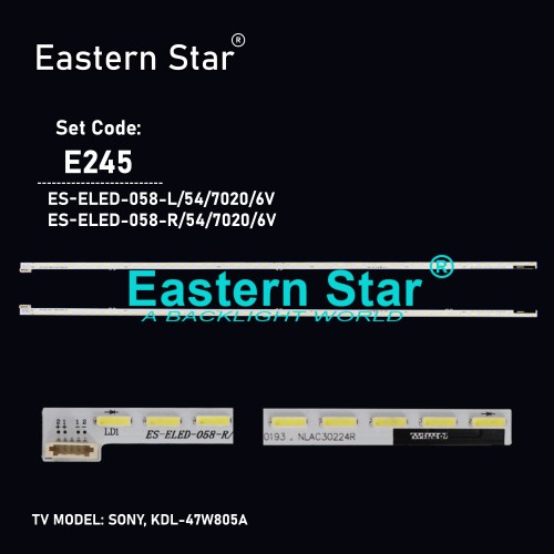 ES-ELED-058, SONY, KDL-47W805A, 6922L-0063A, NLAC30224R, NLAC30224L, LC470EUF (FF)(P2), TV LED BAR