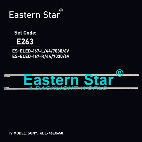 ES-ELED-167, SONY KDL-46EX650 TV LED BAR , LJ64-03363A, LTY460HN05, SLED 2012SLS46 7030 44 R REV1.1, SLED 2012SLS46 7030 44 L REV1.1, Philips,TPV, TV LED BAR