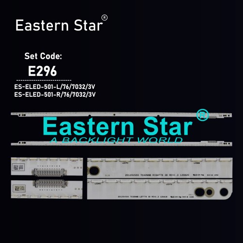 ES-ELED-501, SAMSUNG, BN96-21814A, BN96-21813A, UE55ES6100W, UE55ES6140W, UE55ES6340S, UE55ES6570S, UE55ES6800S, TV LED BAR