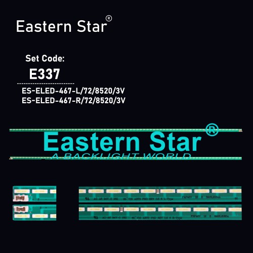 ES-ELED-467, LG, 65SM5KB, 65UF675V, 65LF6300, 65LX540S, 65LF6350, 65LX341C, TV LED BAR, 6922L-0153A, 6916L2257A, 6916L2256A, 6916L2064A, 6916L2065A, TV LED BAR
