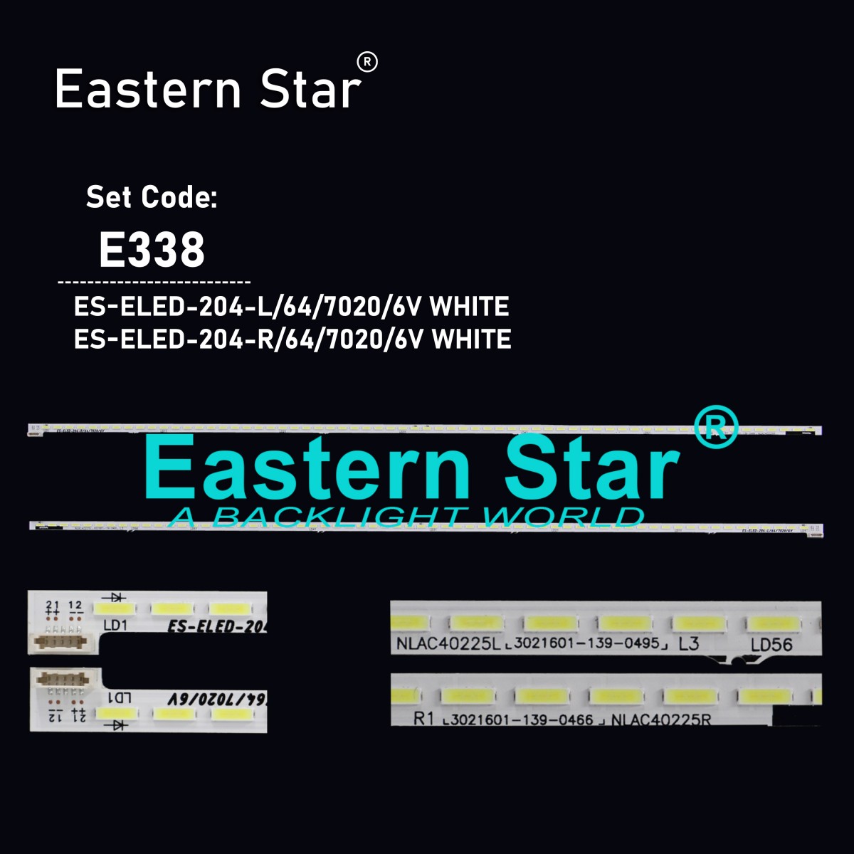 ES-ELED-204, Sony KDL-55W802A, KDL-55W805A, KDL-55W810A, 55W806A, TV LED BAR, NLAC40225L, NLAC40225R, 6922L-0066A, LC550EUF (FG) (F1),  TV LED BAR