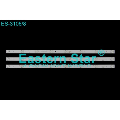 ES-3106, SJ.YM.D3200801-2835FS-M , 1.14.FD320146 , 06XZ-D5-124T06BV3C-190419D1-01347-YM , LSC320DXJ-SGE1-SGK1, TV LED BAR