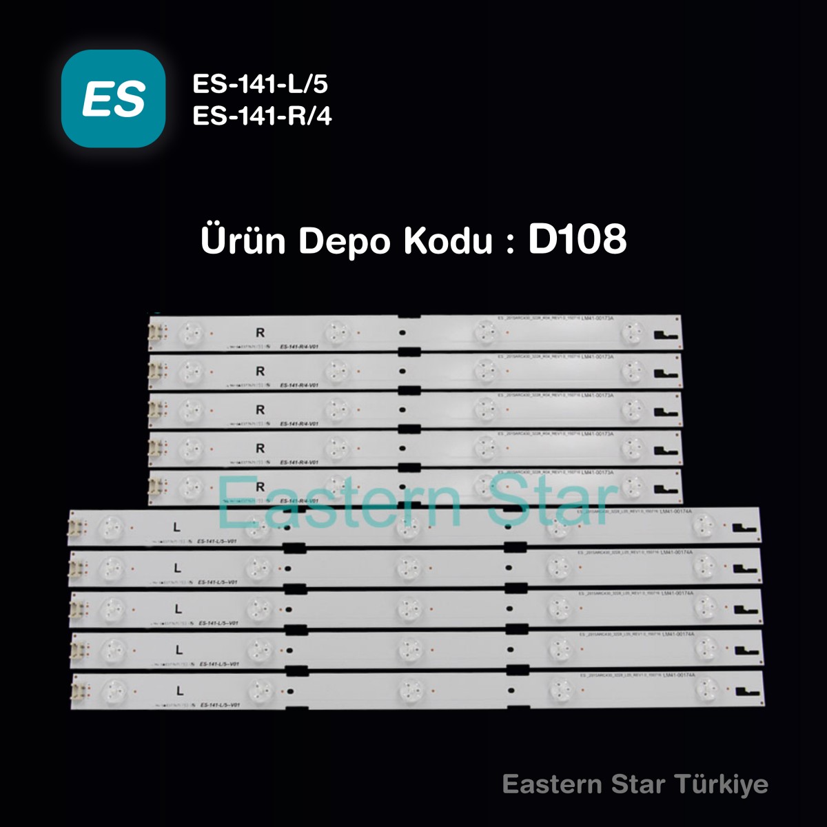ES-141, BEKO, ARÇELİK, GRUNDIG, SAMSUNG_2015ARC430, ZLE60600-AB, ZLD60600-AB, ZNK60601-AB, ZCP60600, TV LED BAR