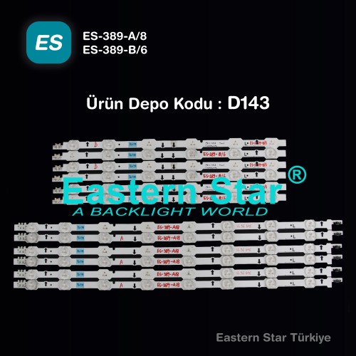 ES-389, SAMSUNG, BN96-32178A, BN96-32179A, UE50HU6900S, TV LED BAR