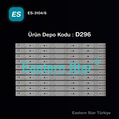 ES-3104, SANYO, LE127S13SM, HKC-500W-TE01A-50T9-MCPCB, TV LED BAR