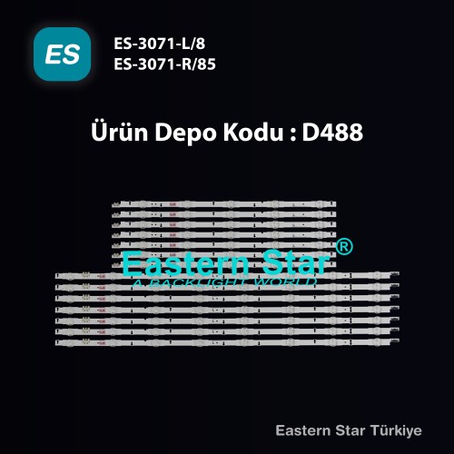 ES-3071, D4GE-600DCB-R2, D4GE-600DCA-R2, 30434A, 30433A, BN96-30434A, BN96-30433A, CY-HH060CSSV1H, SAMSUNG UE60H6270ASXTK, SAMSUNG UE60H6270 TV LED BAR
