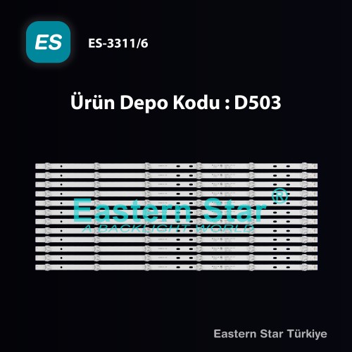 ES-3311, DİJİTSU, DJT65S TV LED BAR, SKYTECH, ST-6530US, KJ65D06-ZC22AG-03A, 303KJ650034A, TV LED BAR