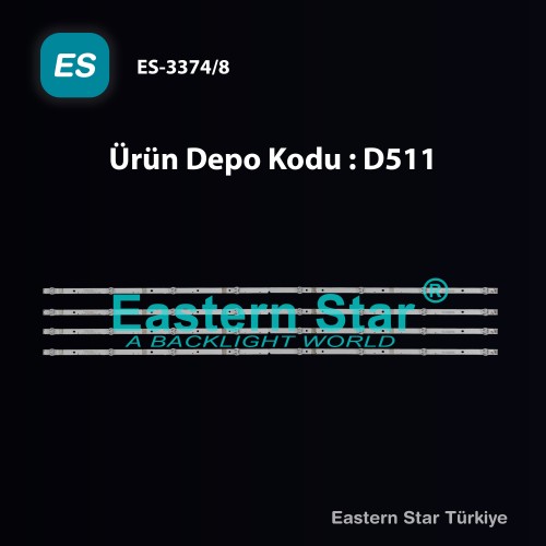 ES-3374, 50PA305E, 50PA505E, PROFİLO, 06-50F6-4X8-3030-0D35-170921, TV LED BAR