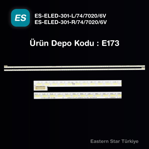 ES-ELED-301, Arçelik_55_74+74_7020PCT_D7T_R_37S2P A REV.V3, Arçelik_55_74+74_7020PCT_D7T_L_37S2P A REV.V3, ZXH60601-AA, ZXH60600-AA, TV LED BAR