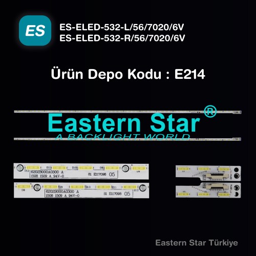ES-ELED-532, 58UH635V-ZA, 6202B000A0300, 6202B0009Z300, B000XN3H31, V580DJ2-KS5 A REV.R1, TV LED BAR