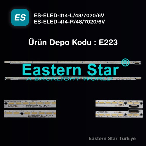 ES-ELED-414, SUNNY SN065LD690-FDTVS TV LED BAR , Philips 65PUK7120/12 TV LED BAR , V650D1-KS2-TLEM1, V650D1-KS2-TREM1, V650D1-KS2-TLEM1-TRM1, LED Strips, LED Light Strip, INNOLUX, V650HP1-LS6, V650HP1-LS6 TV LED BAR