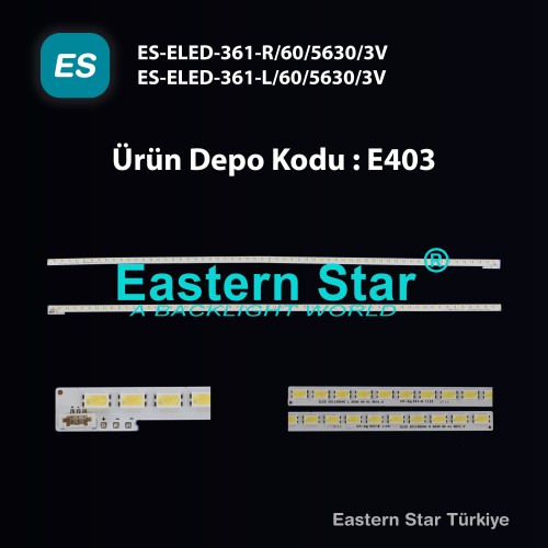 ES-ELED-361, SLED 2011SGS40 5630 60 H1 REV1, 140-DOWN, LJ64-03029A, 1021129A0, LTA400HL10 TV LED BAR