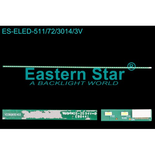 ES-ELED-511, V236Q65E403, TV LED BAR