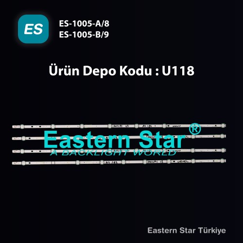 ES-1005, VESTEL 43'' DRT UHD, 17DLB43VER3, SVV430A57, VESTEL GRUBU 43'', TV LED BAR