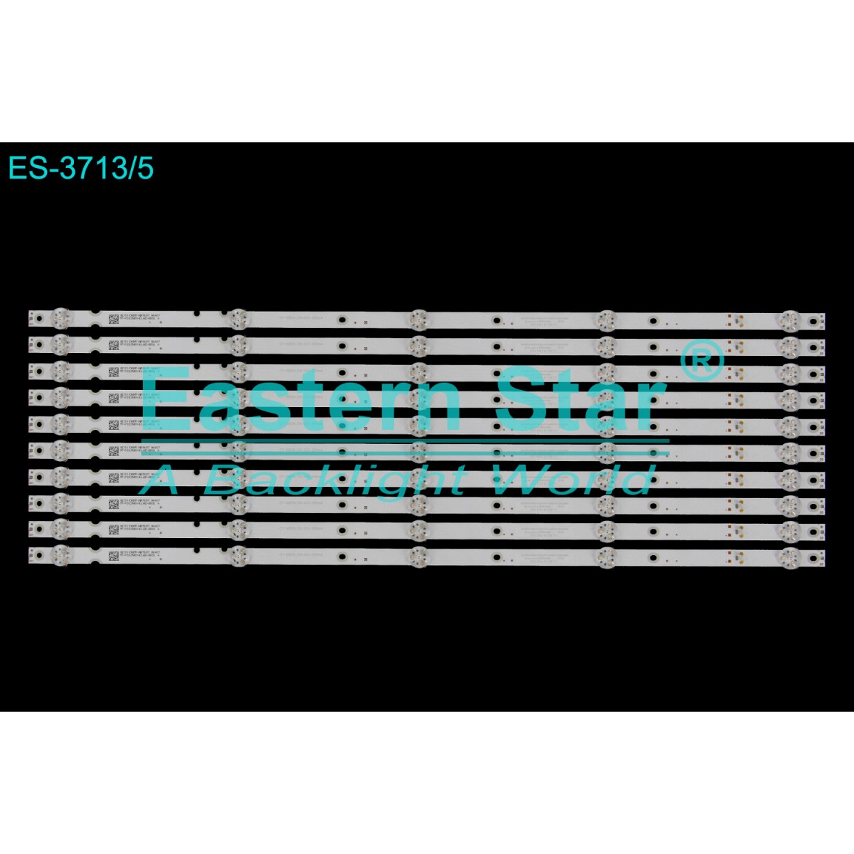 ES-3713/6V, (10 ADET), ONVO, OV55350, OV55-9000, NORDMENDE, NM55350, MORİO MR55850, CY55D05-ZC62AG-02, 303CY550033, TV LED BAR