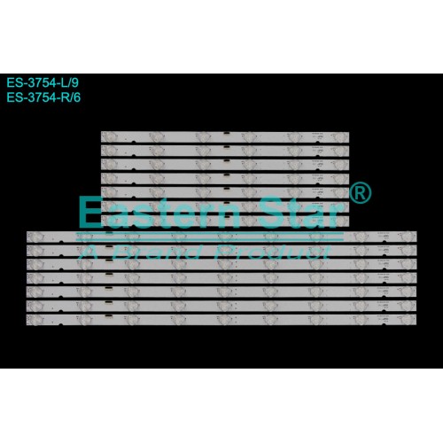 ES-3754, SONY, KD-55XE9005 TV LED BAR, SBT55, A2187580A, YD7S550DND01B, 55039D715SN0L, 55039D715SN0R, TV LED BAR