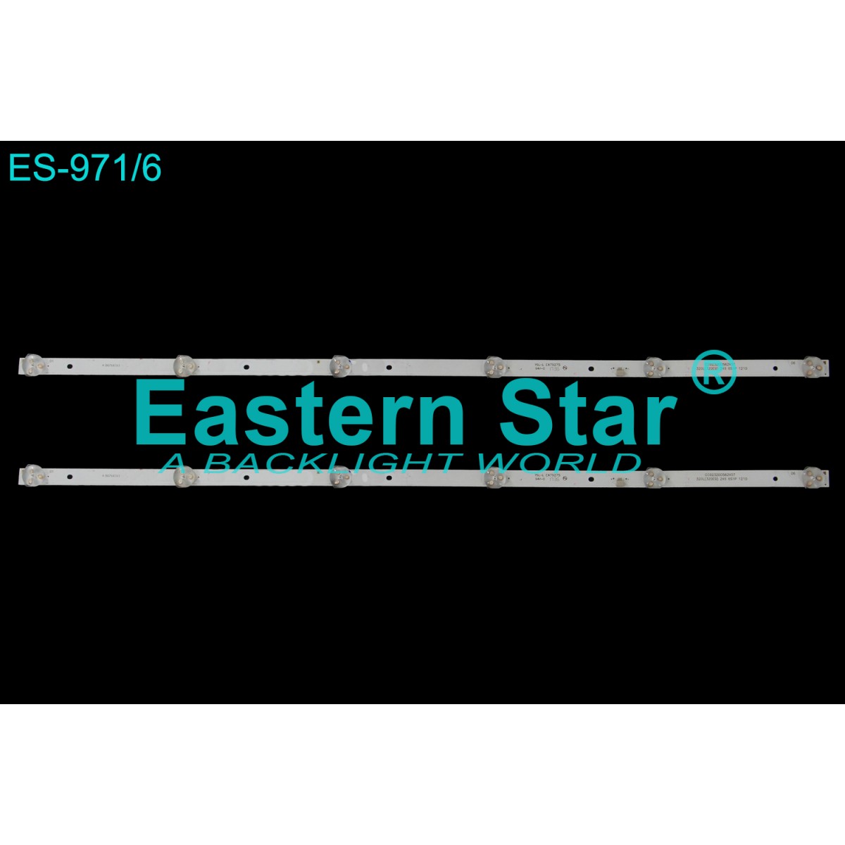 ES-971, NAVITECH, LD-3220HD, CC02320D562V07, 320L(320E9) 2x6 6S1P 1210, TV LED BAR