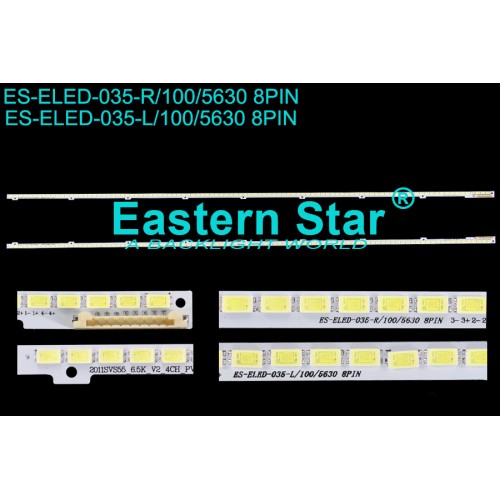 ES-ELED-035, SAMSUNG, BN64-01664A#3, BN96-16617A, BN96-16618A, UE55D6500, ME55A, 2011SVS55-FHD-6.5K, TV LED BAR