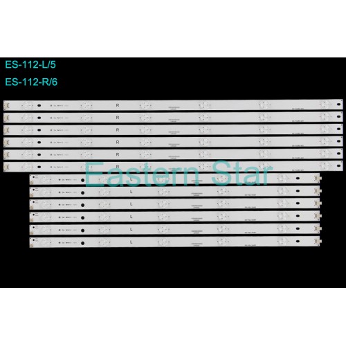 ES-112, 55D3000/D2000 , LB-C550F14-E4-S-G1-LD1 , LB-C550F14-E4-S-G1-LD2 , LB55036 V0 V1 , SUNNY sn055ld2100e TV LED BAR
