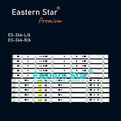 ES-246, SAMSUNG, BN96-24136A, BN96-24137A, BN96-24090A, BN96-24089A, UE40EH5450, UE40EH5200, UE40EH5300, UE40EH5000, UE40EH6030,  HG40EA590, HG40EA570, HG40EA570, TV LED BAR