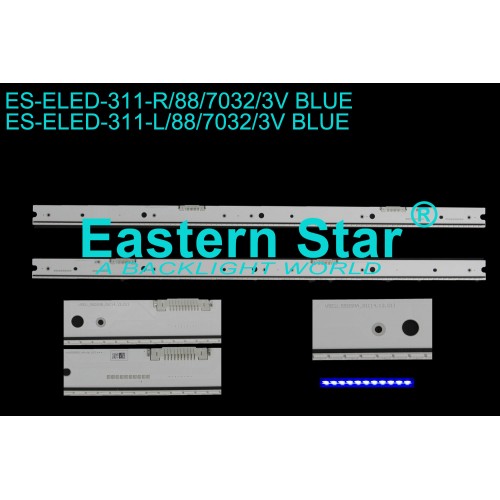 ES-ELED-311, (BEYAZ LEDLİ) SAMSUNG, BN96-34774A, BN96-34775A, UE55JS8500, UE55JS9000, TV LED BAR