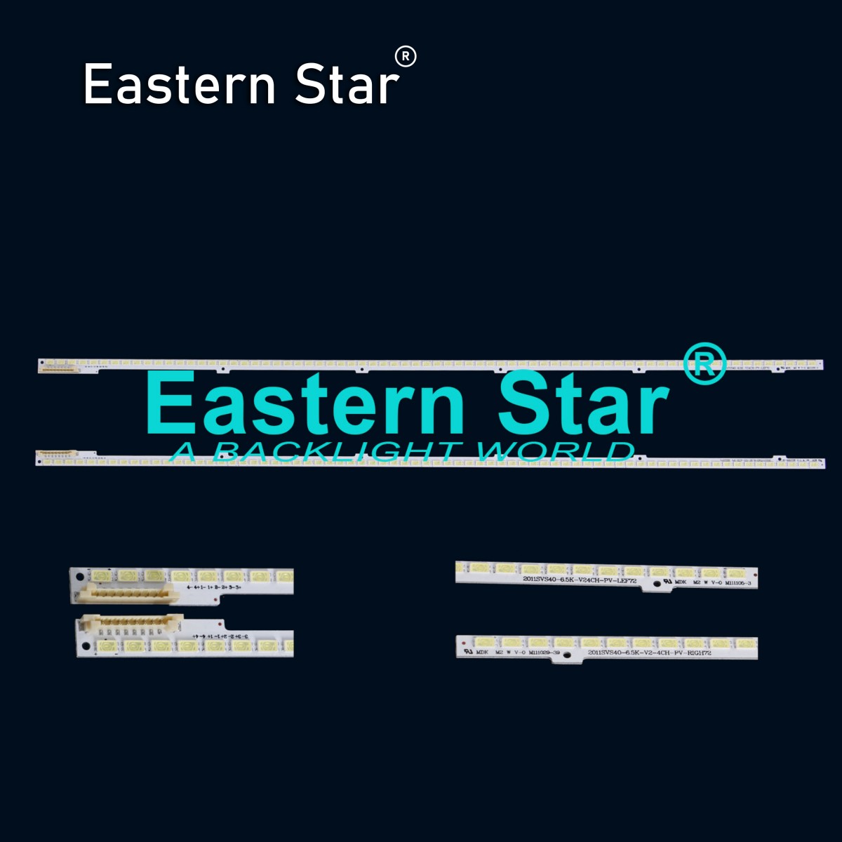 ES-ELED-268, SAMSUNG, BN96-16613A, BN96-16614A, UE40D6500, UE40D6510, 2011SVS40_6.5K, TV LED BAR