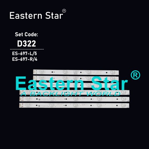 ES-697, AL40L 4721 4B, B40L 5741 4B, SW40D09R-ZC21AG-01, 4S1P, 303SW400033, R TYPE, SW40D09L-ZC21AG-01, 5S1P, 303SW400032, L TYPE, TV LED BAR
