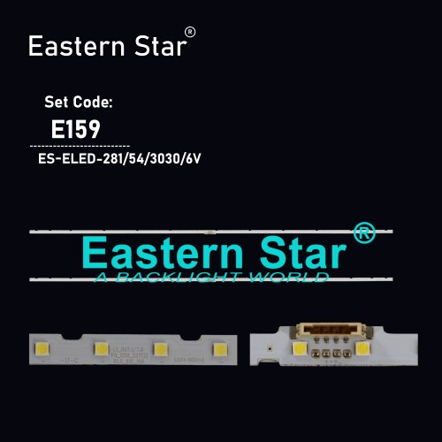 ES-ELED-281, SAMSUNG, BN96-45635A, BN61-15486A, BN61-15570A, HG65EJ690UB, QM65N, WM65R, UE65NU7100U, UE65RU7105U, UE65NU7400U, UE65NU7500U, UE65RU7090U, UE65RU7100U, UE65RU7300U, UE65RU7400U, UE65RU7440U, TV LED BAR