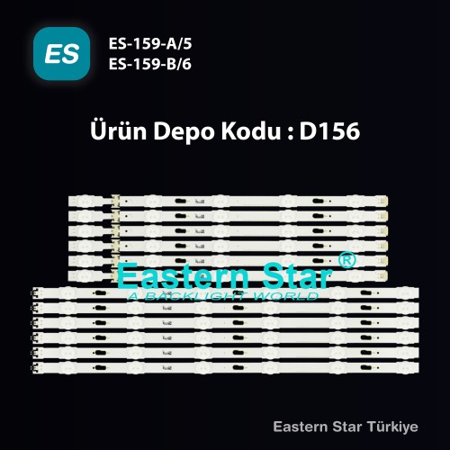 ES-159, SAMSUNG, BN96-34793A, BN96-34794A, UE48JU6070U, UE48JU6410U, UE48JU6470U, UE48JU6570U, UE48JU6610U, UE48JU7500T, HG48ED690UB, HG48ED890UB, V5DU-480DCA-R1, V5DU-480DCB-R1, TV LED BAR